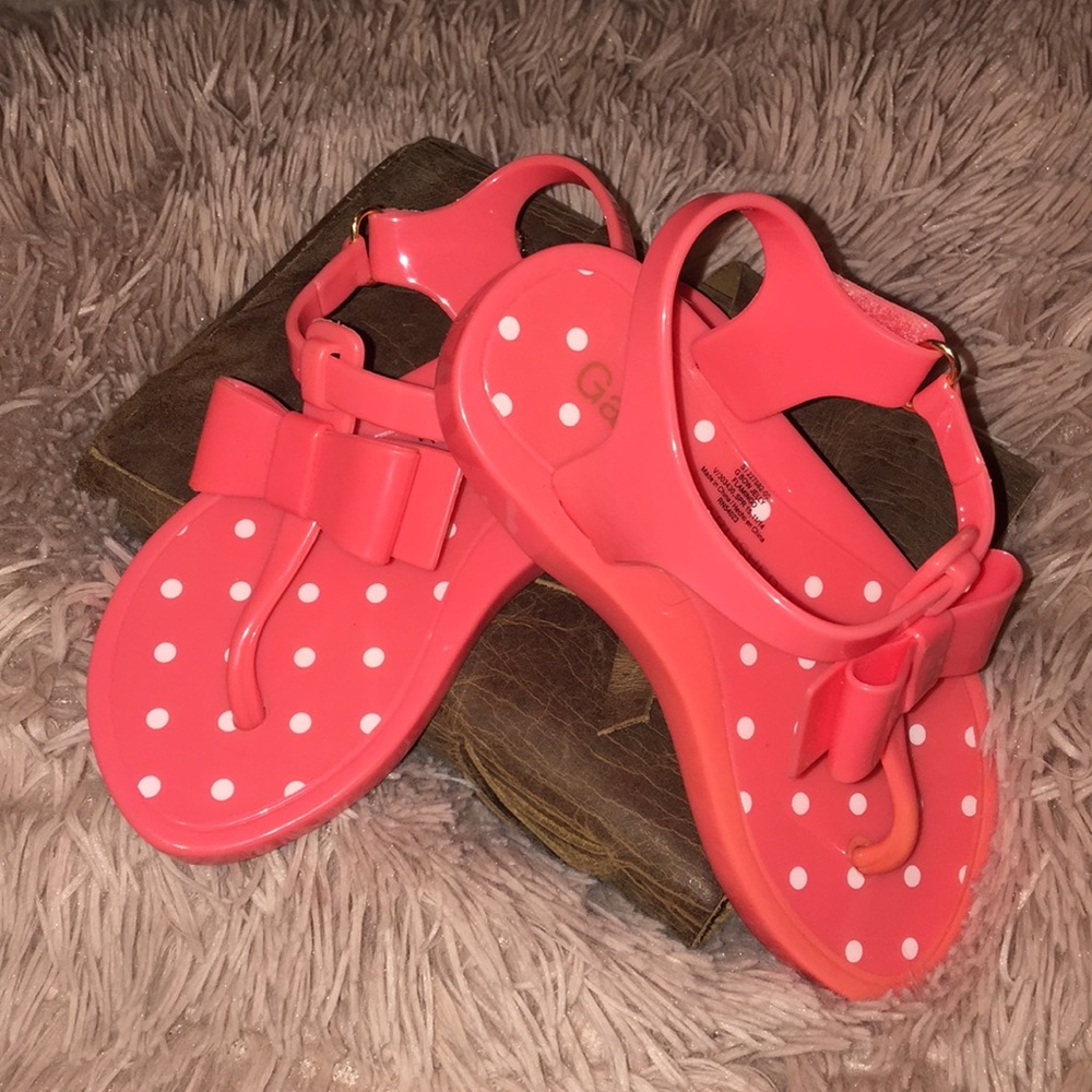 Gap Shoes Jelly Sandal w/ Bows - Picture 1 of 5